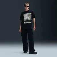 Nike Sportswear женская Short-Sleeve Graphic футболка цвет черный