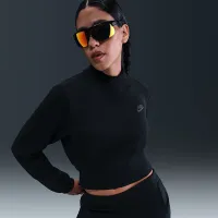 Nike Tech женская Fleece Crew цвет черный