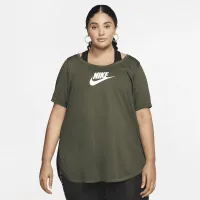 Nike Sportswear Essential женская Tunic (большие размеры) цвет зеленый