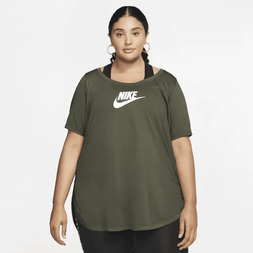 Nike Sportswear Essential женская Tunic (большие размеры) цвет зеленый