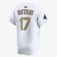 Shohei Ohtani Los Angeles Dodgers 2024 World Series Champions Gold чоловічі Nike Dri-FIT ADV MLB Limited Jersey колір білий