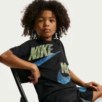 Nike Sportswear In The Zone Little дитячі Relaxed Jersey 2-Piece комплект колір чорний