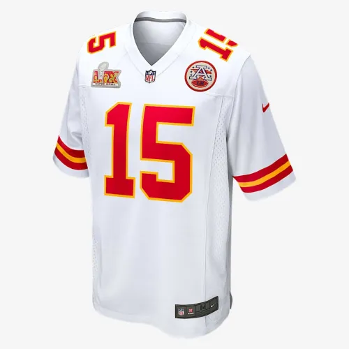 Patrick Mahomes Kansas City Chiefs Super Bowl LIX мужские Nike NFL Game Jersey цвет белый