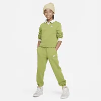 Nike Sportswear Club Fleece Big дитячі Loose Pants колір зелений