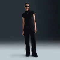 Nike Sportswear Windrunner жіноча Slim Mid-Rise Knit Pants колір чорний