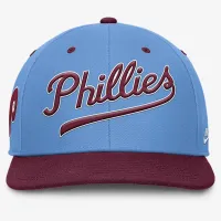 Philadelphia Phillies Cooperstown Pro чоловічі Nike Dri-FIT MLB Adjustable Hat блакитний