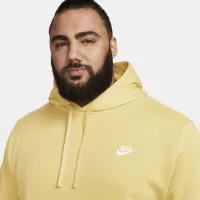 Nike Sportswear Club Fleece Pullover Толстовка з капюшоном колір коричневий