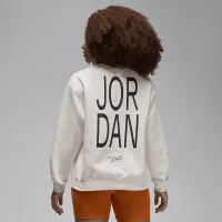 Nike Jordan Artist Series by Darien Birks жіноча Fleece Crew-Neck світшот колір білий