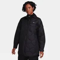 Nike Sportswear Essential жіноча Quilted Trench колір чорний