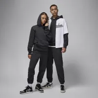 Nike Air Jordan Wordmark чоловічі Fleece Pullover Толстовка з капюшоном колір чорний