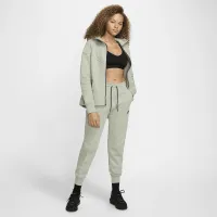 Nike Sportswear Tech Fleece Windrunner женская Full-Zip Толстовка с капюшоном цвет зеленый