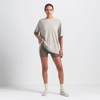 NikeSKIMS Airy женская оверсайз футболка цвет коричневый