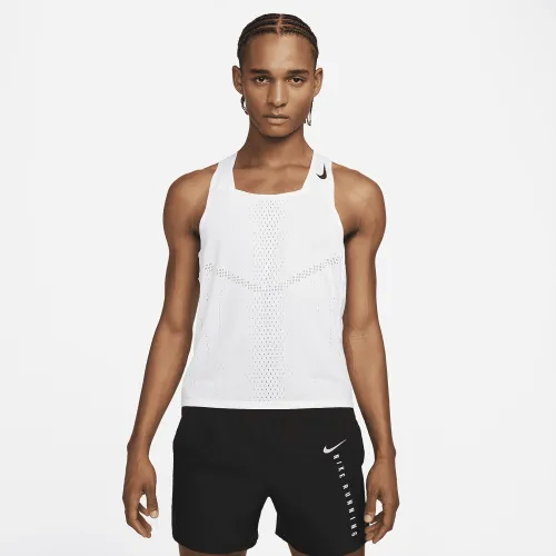 Nike Dri-FIT ADV AeroSwift мужские Racing Singlet цвет белый