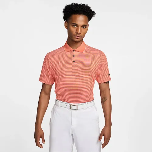 Nike Tour чоловічі Dri-FIT Striped для гольфу Polo Orange