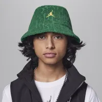Nike Jordan Fuel Up, Cool Down Big детские Bucket Hat цвет зеленый