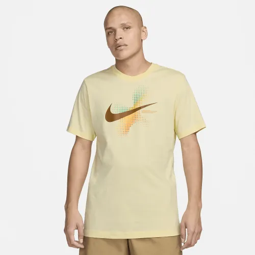 Nike Sportswear чоловічі футболка колір коричневий