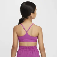 Nike Indy Girls' Sports Bra цвет фиолетовый