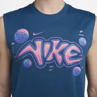 Nike чоловічі Dri-FIT Sleeveless баскетбольні футболка блакитний