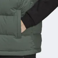 безрукавка adidas Helionic Hooded Down Vest HG6274 - зелений