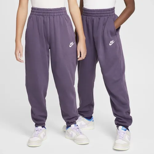 Nike Sportswear Club Fleece Big детские Loose Pants цвет фиолетовый