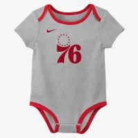 Philadelphia 76ers Baby Nike NBA 3 пары Bodysuit набор цвет красный