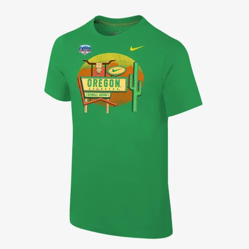 Nike College (Oregon) Big дитячі футболка колір зелений