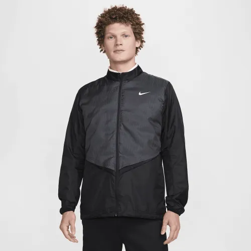 Nike чоловічі Therma-FIT Repel Full-Zip для гольфу Куртка колір чорний
