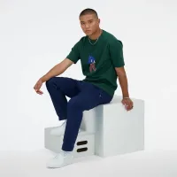Футболка New Balance MT41579NWG - зеленая