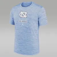 North Carolina Tar Heels Campus Center Block Velocity мужские Nike Dri-FIT College футболка синий