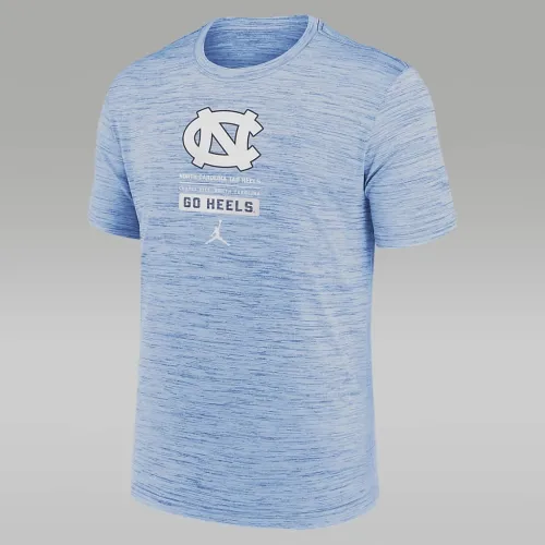 North Carolina Tar Heels Campus Center Block Velocity мужские Nike Dri-FIT College футболка синий