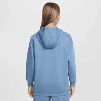 Nike Sportswear Club Fleece Big детские оверсайз Pullover Толстовка с капюшоном синий