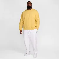 Nike Solo Swoosh мужские Fleece Crew Yellow