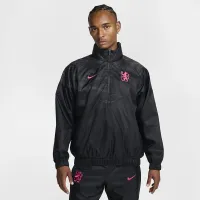 Chelsea FC Windrunner Third мужские Nike Soccer Anorak Куртка цвет черный