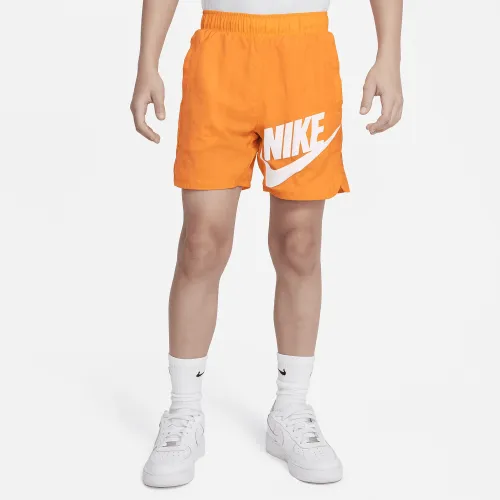 Nike Sportswear Big дитячі (для хлопчиків) Woven шорти Orange