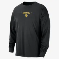 Los Angeles Lakers Courtside чоловічі Nike NBA Max90 Long-Sleeve футболка колір чорний