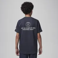Nike Jordan Big детские Lightning Paris Saint-Germain футболка цвет черный