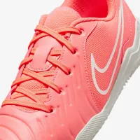 Nike Jr. Tiempo Legend 10 Club Little/Big детские Indoor/Court Low-Top Soccer Кроссовки Pink
