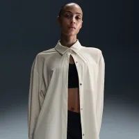 Nike 24.7 PerfectStretch женская Dri-FIT оверсайз Long-Sleeve Shirt цвет белый