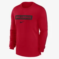Georgia Bulldogs Sideline Player чоловічі Nike Dri-FIT College футболка колір червоний