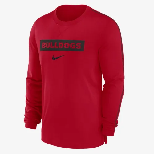 Georgia Bulldogs Sideline Player чоловічі Nike Dri-FIT College футболка колір червоний
