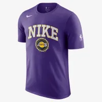 Los Angeles Lakers Essential чоловічі Nike NBA футболка колір фіолетовий