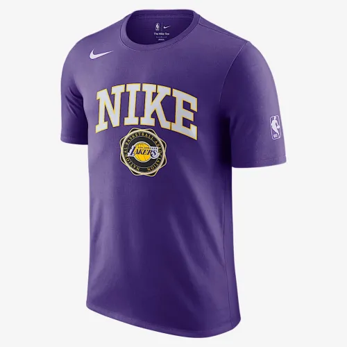 Los Angeles Lakers Essential чоловічі Nike NBA футболка колір фіолетовий