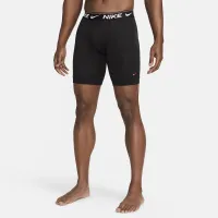 Nike Ultra Comfort чоловічі Dri-FIT Long Boxer Brief (3 пари) колір чорний