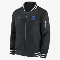 Duke блакитний Devils Sideline чоловічі Nike College Full-Zip Bomber Куртка колір чорний