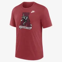 Alabama Crimson Tide Blitz Everцвет зеленый Legacy Primary мужские Nike College футболка цвет красный