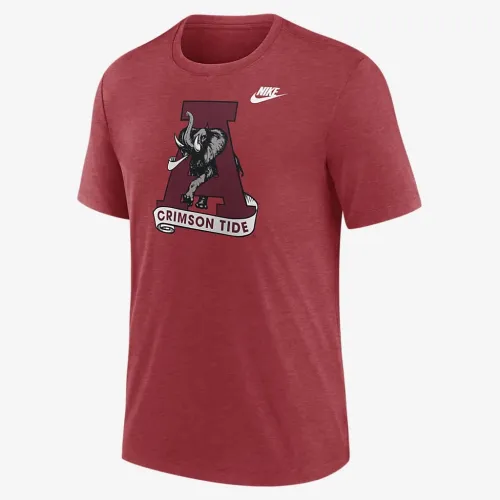 Alabama Crimson Tide Blitz Everцвет зеленый Legacy Primary мужские Nike College футболка цвет красный