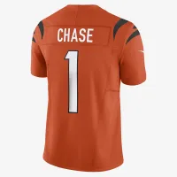 Ja'Marr Chase Cincinnati Bengals мужские Nike Dri-FIT NFL Limited Football Jersey Orange