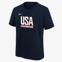 USAB Big Kids' Nike баскетбольні Practice T-Shirt Black