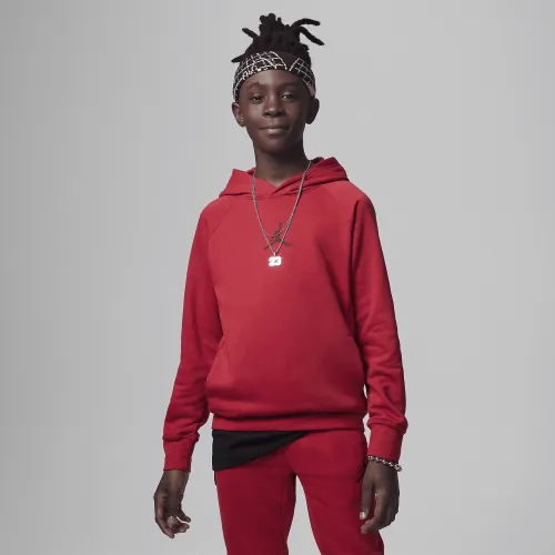 Nike Jordan Sport Crossover Pullover Big Kids Dri-FIT Толстовка с капюшоном цвет красный