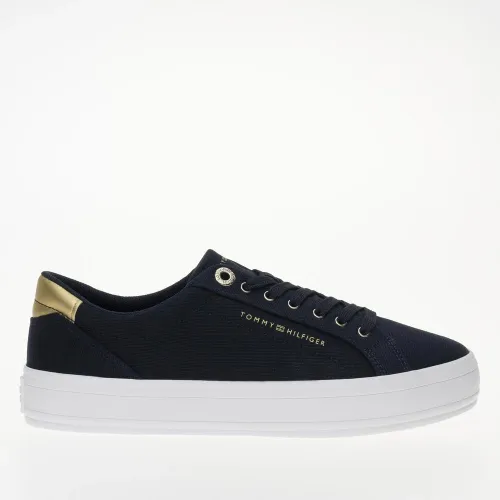 Кроссовки Tommy Hilfiger Essential Vulc Canvas FW0FW07682-DW6 - Cиний